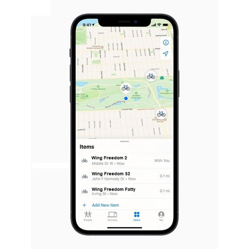 Wing GPS Bike Tracker - Wing Bikes